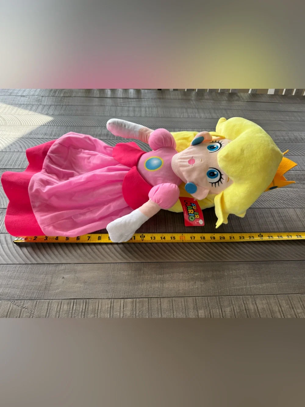 Nintendo Princess Peach Plush Jumbo Super Mario Plush Toy (NWT)